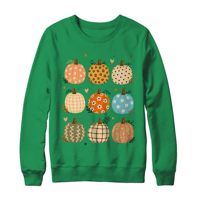 Cute Pumpkin Preppy Boho Fall Autumn Thanksgiving Coquette Shirt & Sweatshirt | teecentury