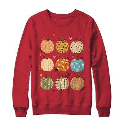Cute Pumpkin Preppy Boho Fall Autumn Thanksgiving Coquette Shirt & Sweatshirt | teecentury