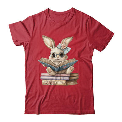 Cute Reading Bunny Easter Books Reader Teacher Girls Women Shirt & Hoodie | teecentury