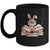 Cute Reading Bunny Glasses Books Bookworm Reader Teacher Mug | teecentury