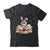 Cute Reading Bunny Glasses Books Bookworm Reader Teacher Shirt & Tank Top | teecentury