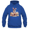 Cute Reading Bunny Glasses Books Bookworm Reader Teacher Shirt & Tank Top | teecentury