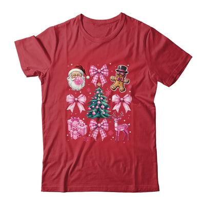 Cute Retro Coquette Bow Pink Christmas Tree Women Kids Girls Shirt & Sweatshirt | teecentury
