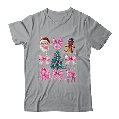 Cute Retro Coquette Bow Pink Christmas Tree Women Kids Girls Shirt & Sweatshirt | teecentury