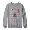 Cute Retro Coquette Bow Pink Christmas Tree Women Kids Girls Shirt & Sweatshirt | teecentury