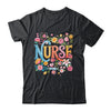 Cute Retro Groovy Nurse Flower Nursing Women Shirt & Tank Top | teecentury