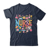 Cute Retro Groovy Nurse Flower Nursing Women Shirt & Tank Top | teecentury