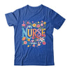 Cute Retro Groovy Nurse Flower Nursing Women Shirt & Tank Top | teecentury