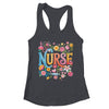 Cute Retro Groovy Nurse Flower Nursing Women Shirt & Tank Top | teecentury