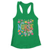 Cute Retro Groovy Nurse Flower Nursing Women Shirt & Tank Top | teecentury