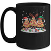 Cute Santa Reindeer Elf Pizza Christmas Womens Mens Kids Mug | teecentury