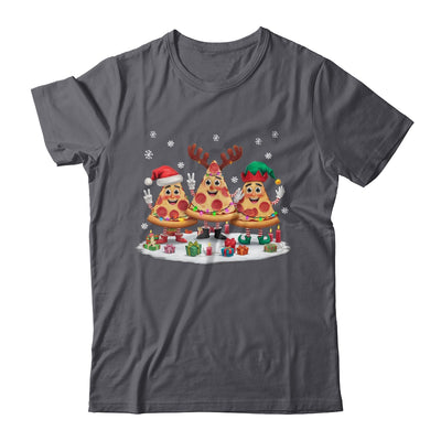 Cute Santa Reindeer Elf Pizza Christmas Womens Mens Kids Shirt & Sweatshirt | teecentury