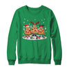 Cute Santa Reindeer Elf Pizza Christmas Womens Mens Kids Shirt & Sweatshirt | teecentury