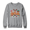 Cute Santa Reindeer Elf Pizza Christmas Womens Mens Kids Shirt & Sweatshirt | teecentury