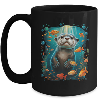 Cute Sea Otter Animal Nature Lovers Otter Graphic Men Women Mug | teecentury