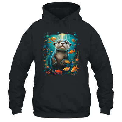 Cute Sea Otter Animal Nature Lovers Otter Graphic Men Women Shirt & Tank Top | teecentury