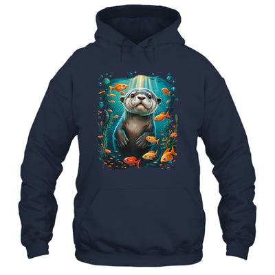Cute Sea Otter Animal Nature Lovers Otter Graphic Men Women Shirt & Tank Top | teecentury