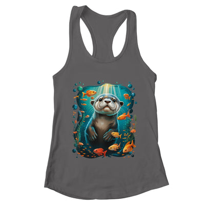Cute Sea Otter Animal Nature Lovers Otter Graphic Men Women Shirt & Tank Top | teecentury