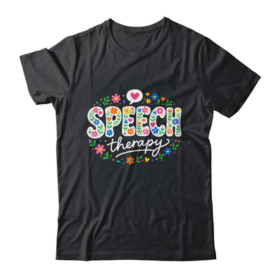 Cute Speech Therapy Speech Language Pathologist Slp Floral Shirt & Hoodie | teecentury
