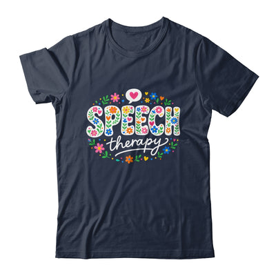 Cute Speech Therapy Speech Language Pathologist Slp Floral Shirt & Hoodie | teecentury