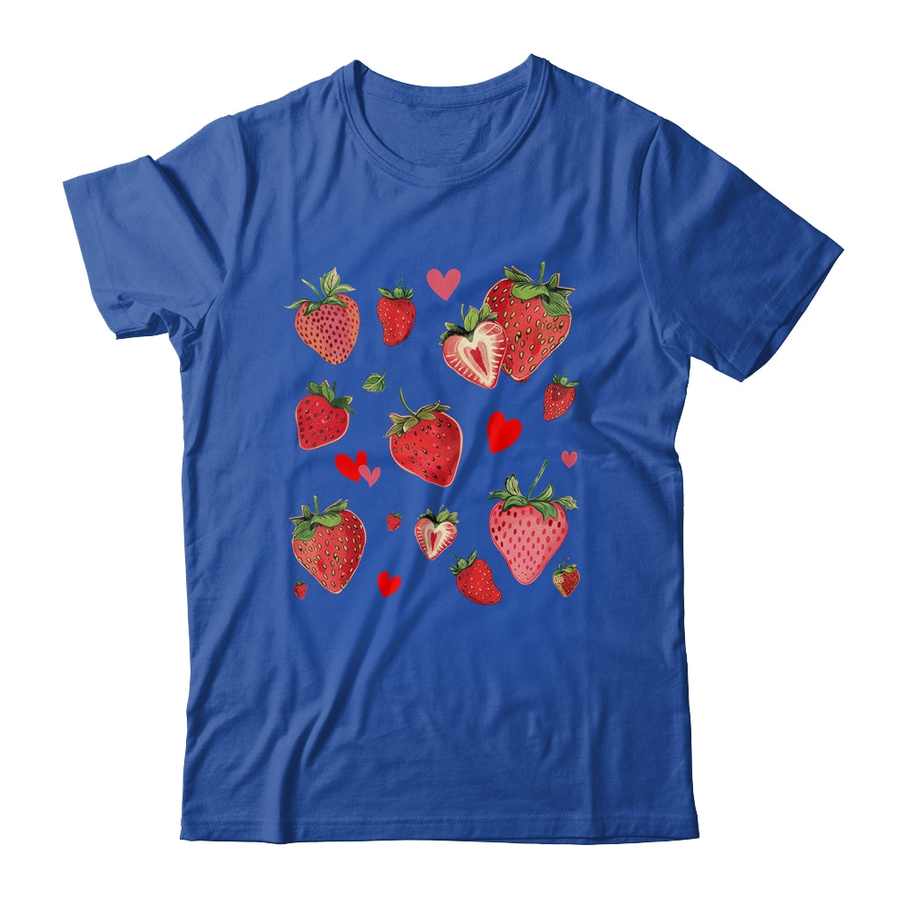 Cute Strawberry Fruitarian Berry Strawberries Fruit Lover Shirt & Tank Top | teecentury