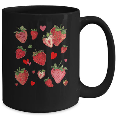 Cute Strawberry Fruitarian Berry Strawberries Fruit Lover Mug | teecentury