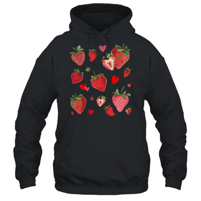 Cute Strawberry Fruitarian Berry Strawberries Fruit Lover Shirt & Tank Top | teecentury