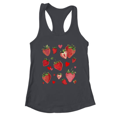 Cute Strawberry Fruitarian Berry Strawberries Fruit Lover Shirt & Tank Top | teecentury