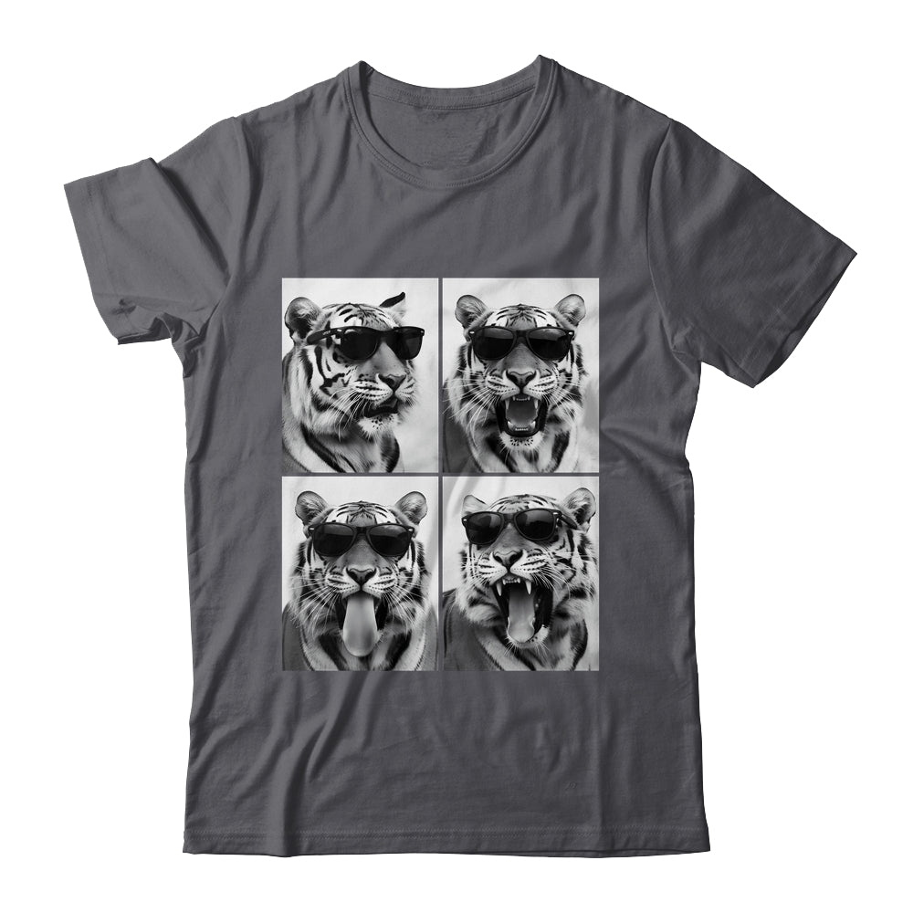 Cute Tigers With Sunglasses Cool Funny Animals Photo Booth Shirt & Hoodie | teecentury