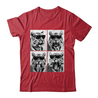 Cute Tigers With Sunglasses Cool Funny Animals Photo Booth Shirt & Hoodie | teecentury