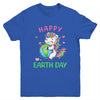 Cute Unicorn Happy Earth Day Groovy Women Girls Kids Youth Shirt | teecentury