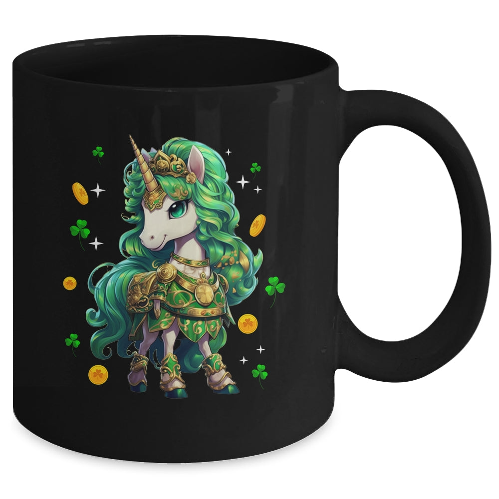 Cute Unicorn Leprecorn St Patrick Day Lucky Irish Girls Kids Mug | teecentury
