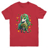 Cute Unicorn Leprecorn St Patrick Day Lucky Irish Girls Kids Youth Shirt | teecentury