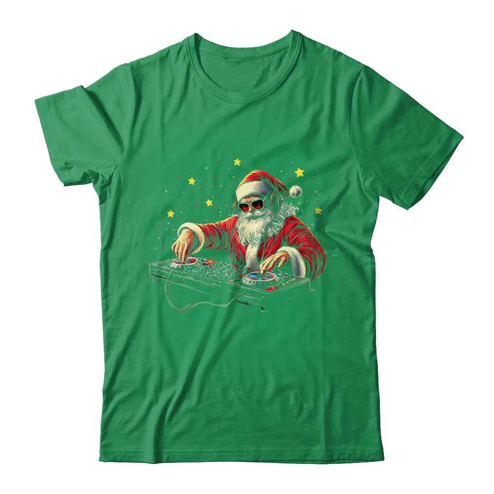 DJ Santa Claus Christmas Beats Funny House Music Musical Shirt & Sweatshirt | teecentury