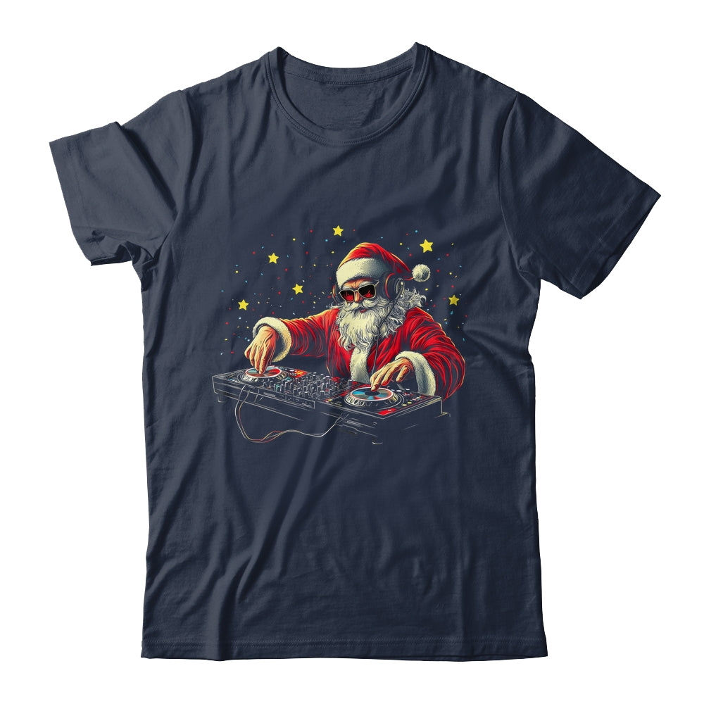 DJ Santa Claus Christmas Beats Funny House Music Musical Shirt & Sweatshirt | teecentury