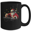 DJ Santa Claus Christmas Beats Funny House Music Musical Mug | teecentury