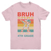Dabbing Boy Bruh It's My First Day Of 4th Grade Fourth Grade Youth Shirt | teecentury