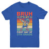 Dabbing Boy Bruh It's My First Day Of 5th Grade Fifth Grade Youth Shirt | teecentury