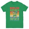 Dabbing Boy Bruh It's My First Day Of 6th Grade Sixth Grade Youth Shirt | teecentury