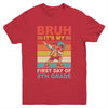 Dabbing Boy Bruh It's My First Day Of 6th Grade Sixth Grade Youth Shirt | teecentury