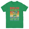 Dabbing Boy Bruh It's My Last Day Of 2nd Grade Second Grade Youth Shirt | teecentury