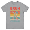Dabbing Boy Bruh It's My Last Day Of 4th Grade Fourth Grade Youth Shirt | teecentury