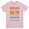 Dabbing Boy Bruh It's My Last Day Of 6th Grade Sixth Grade Youth Shirt | teecentury