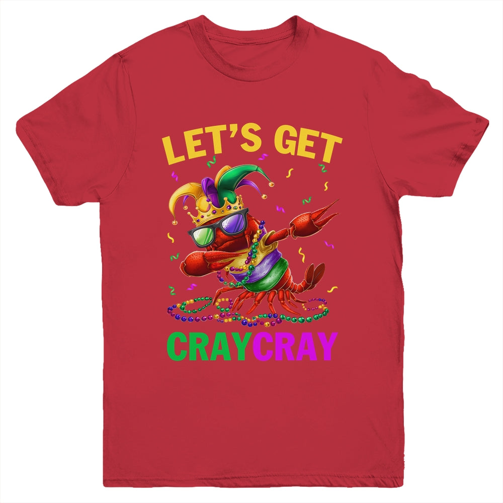 Dabbing Crawfish Costume Kids Boys Men Mardi Gras Carnival Youth Shirt | teecentury