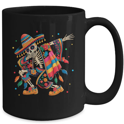 Dabbing Skeleton Cinco De Mayo Fiesta Mexican Sombreros Men Mug | teecentury