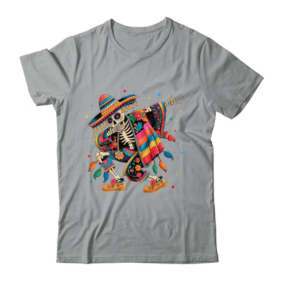 Dabbing Skeleton Cinco De Mayo Fiesta Mexican Sombreros Men Shirt & Tank Top | teecentury