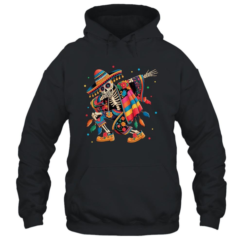 Dabbing Skeleton Cinco De Mayo Fiesta Mexican Sombreros Men Shirt & Tank Top | teecentury