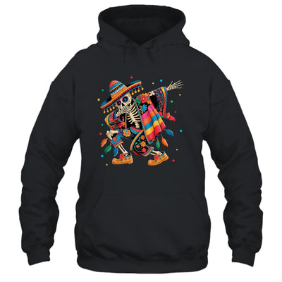 Dabbing Skeleton Cinco De Mayo Fiesta Mexican Sombreros Men Shirt & Tank Top | teecentury
