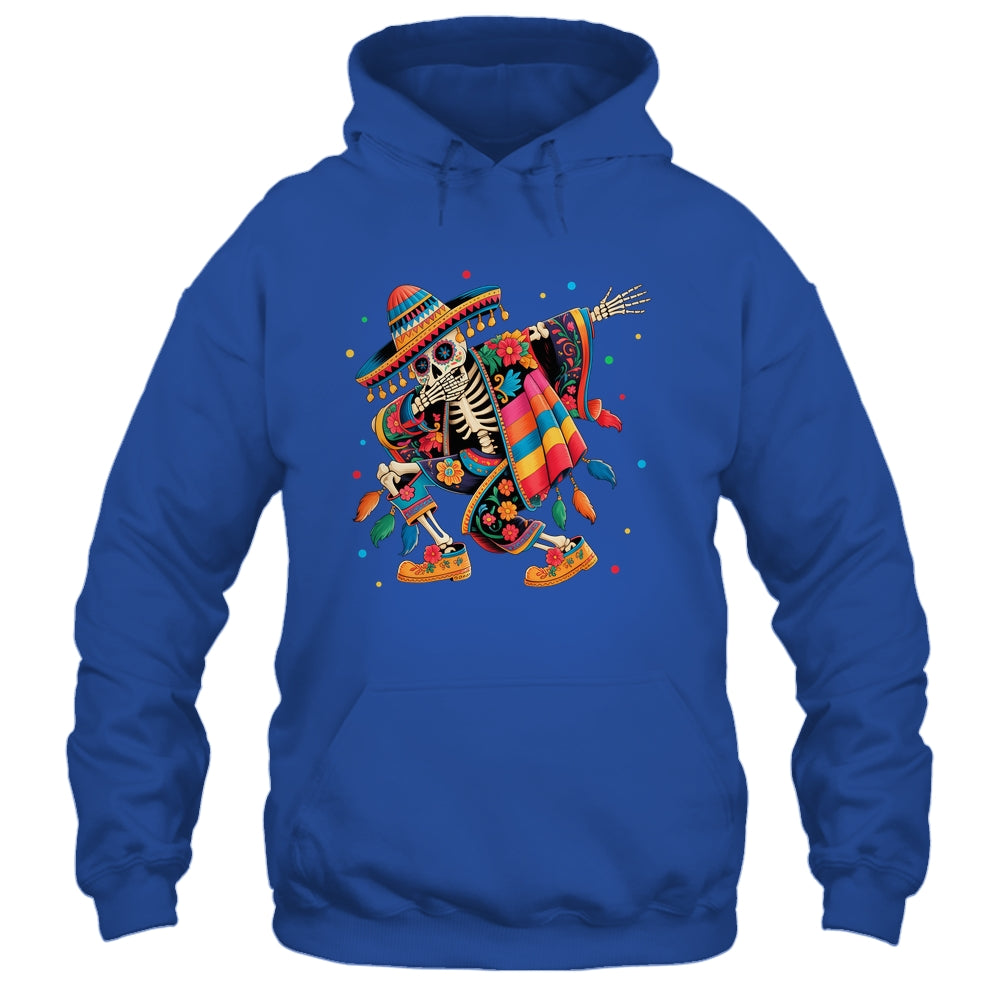 Dabbing Skeleton Cinco De Mayo Fiesta Mexican Sombreros Men Shirt & Tank Top | teecentury