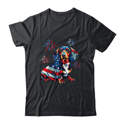 Dachshund Dog 4th Of July American Flag For Men Women Girls Shirt & Tank Top | teecentury